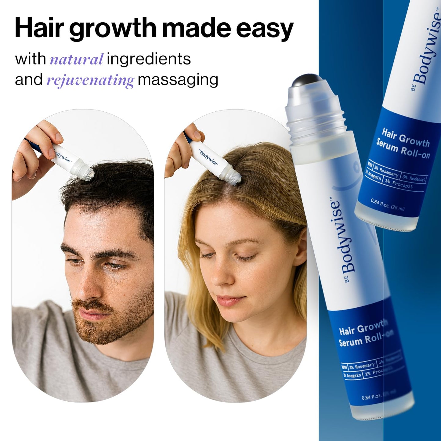 Hair Growth Serum Roll‑On